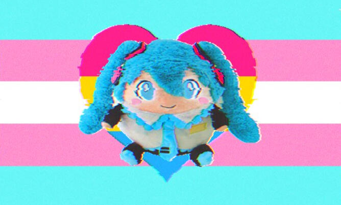 "La Creatura: Pan and Trans Pride Flag" - Finished on the 5th of July 2023